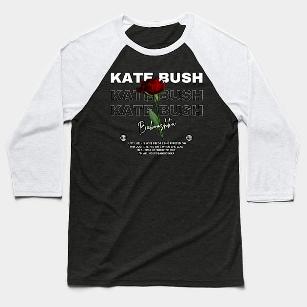 Kate Bush // Flower Baseball T-Shirt by TOY MACHINE 